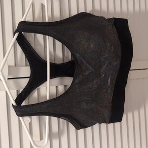 ZYIA Shimmering Black Sports Bra
